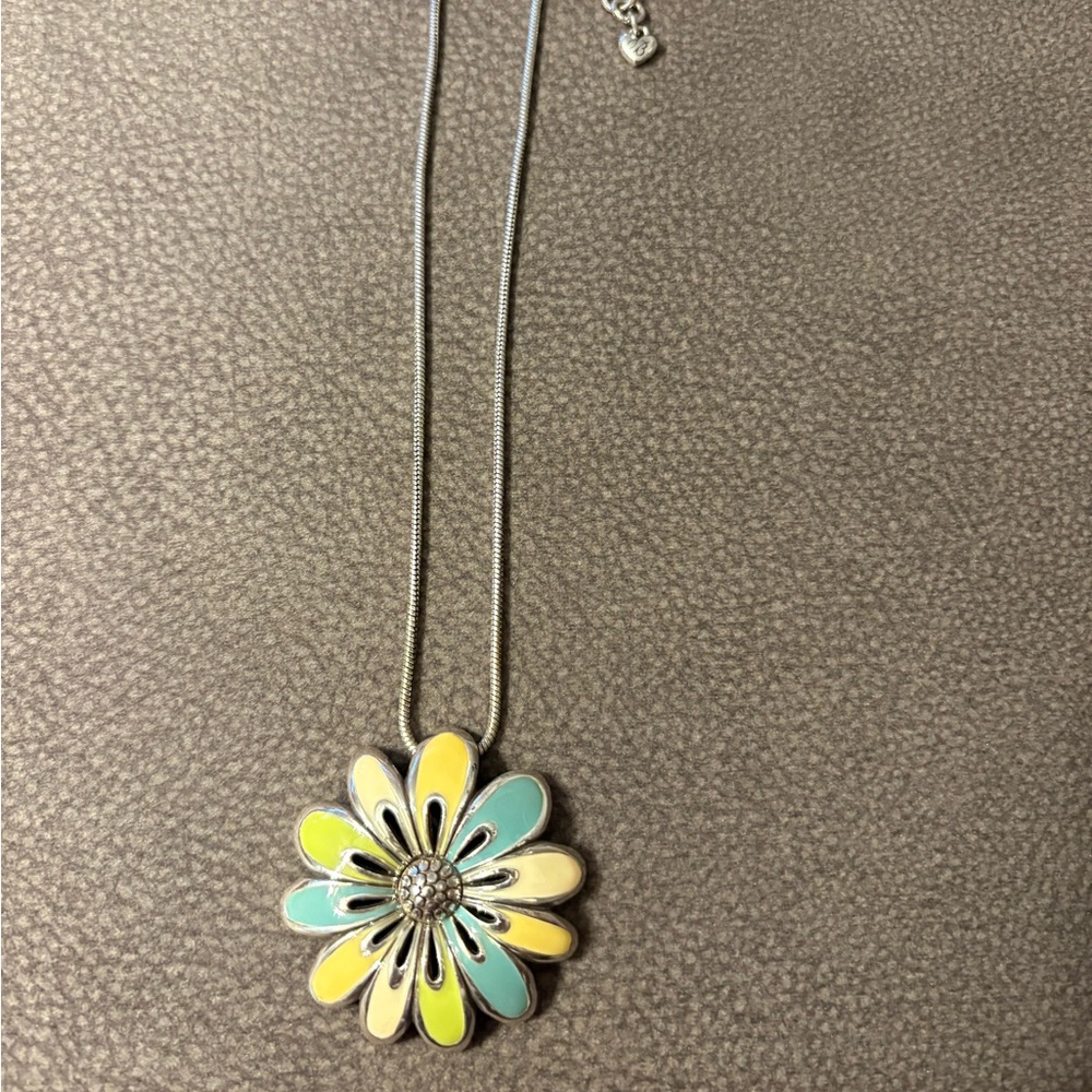 Brighton Multicolor Floral Pendant Necklace